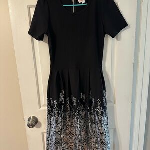 Elegant Black and Silver Dress